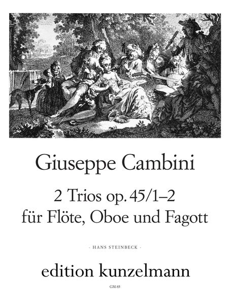 Zwei Trios, Op. 45, No. 1 & 2 : For Flute, Oboe (Clarinet) and Bassoon.