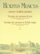 Sonata Da Camera B-Dur, Op. 3 : Für Altblockflöte (Flöte), Zwei Oboen (Violinen) und Basso Continuo.