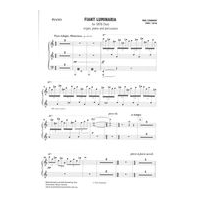 Fiant Luminaria : For SATB Choir, Organ, Piano, Timpani and Percussion (1999, 2016).