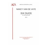 Six Duos : For Violin and Viola (2014).