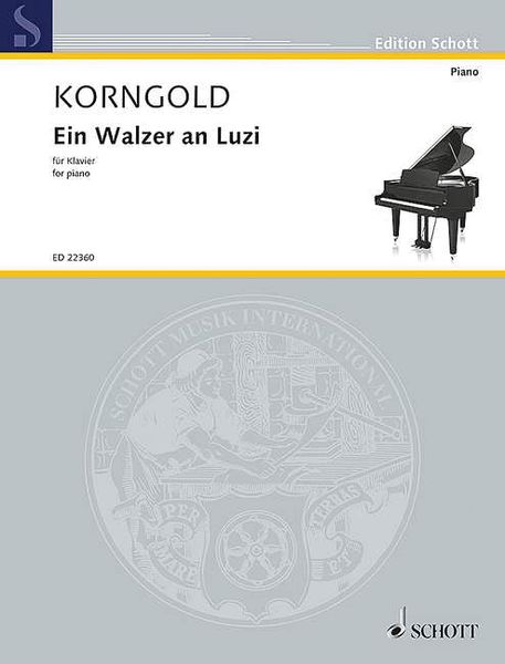 Walzer An Luzi : For Piano (1946).