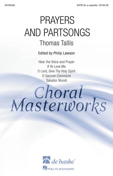 Prayers and Partsongs - Collection : For SATB Divisi A Cappella / Ed. Philip Lawson.