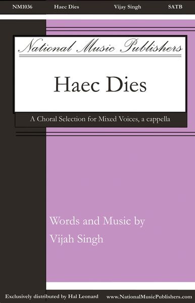 Haec Dies : For SATB With Brass Quartet Or Piano.