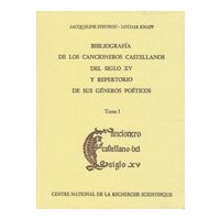 Bibliografía De Los Cancioneros Castellanos Del Siglo XV Y Repertorio De Sus Géneros Poéticos, V. I.