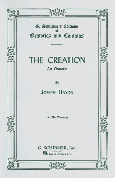 Creation - Chorus Parts : For SATB.