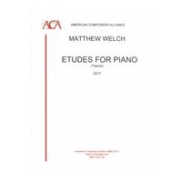 Etudes For Piano (2017).