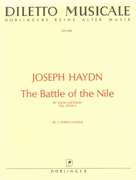 Battle of The Nile Hob.Xxvib:4 : For Soprano and Piano..