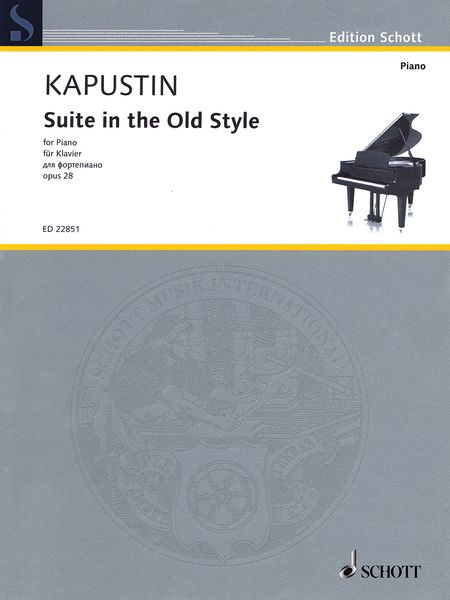 Suite In The Old Style, Op. 28 : For Piano (1977).