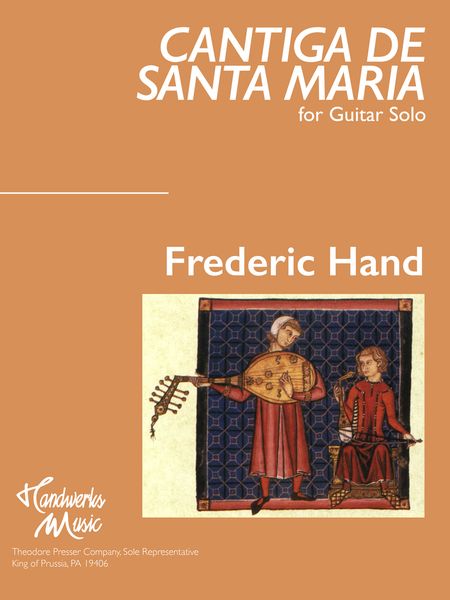 Cantiga De Santa Maria : For Guitar Solo.