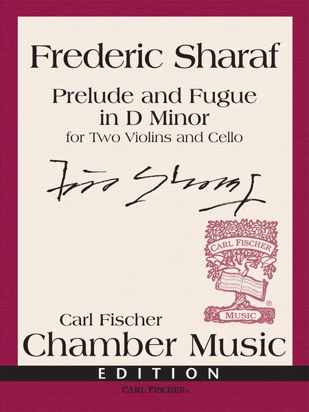 Prelude and Fugue In D Minor : For Two Violins and Cello.