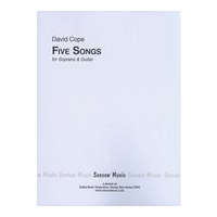 Five Songs : For Soprano and Guitar.