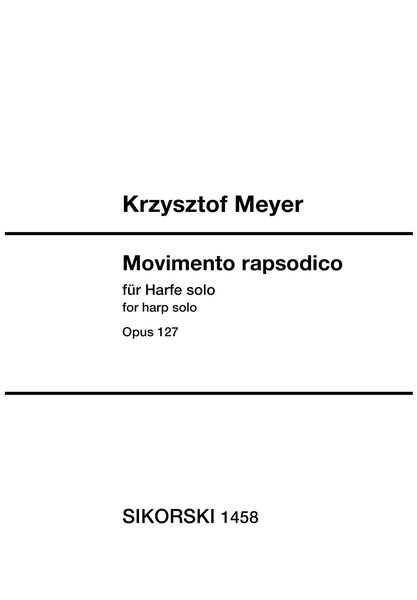 Movimento Rapsodico, Op. 127 : For Harp Solo (2016) / edited by Helga Storck.