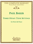 Three Hymn Tune Settings : For Horn and Piano.