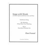 Songs With Words : For Mezzo-Soprano and Baritone Voices and Piano.