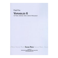 Variables 6 : For Flute, Clarinet, Violin, Cello and Percussion (1975).