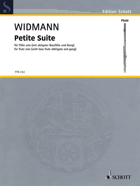 Petite Suite : For Flute Solo (With Bass Flute Obbligato and Gong) (2016).
