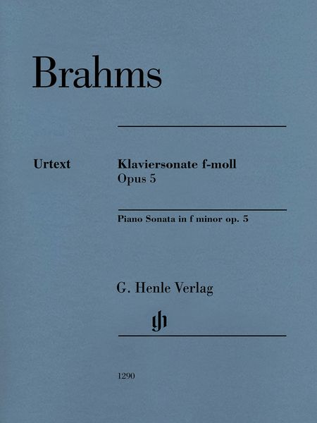 Klaviersonate F-Moll, Op. 5 / edited by Katrin Eich.