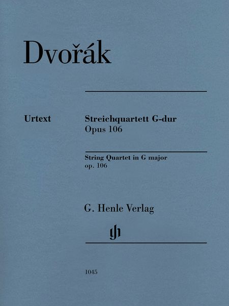 Streichquartett G-Dur, Op. 106 / edited by Peter Jost.