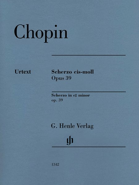 Scherzo Cis-Moll, Op. 39 : For Piano Solo / edited by Norbert Müllemann.