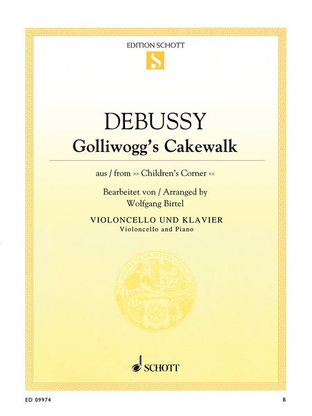 Golliwogg's Cakewalk : For Violoncello and Piano / arranged by Wolfgang Birtel.