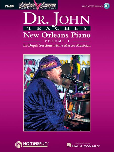 Dr. John Teaches New Orleans Piano, Vol. 1 : In-Depth Sessions.
