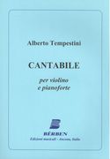 Cantabile : Per Violino E Pianoforte.