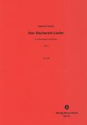 Vier Dischereit-Lieder : Für Mezzosopran und Klavier (2011).