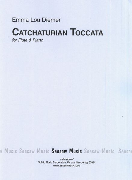 Catchaturian Toccata : For Flute and Piano (1994).