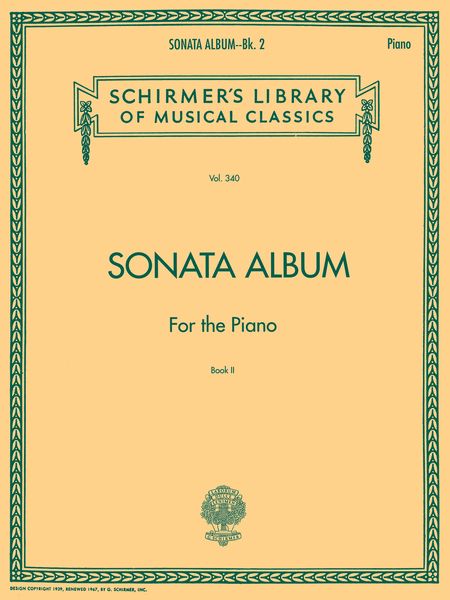 Sonata Album For The Piano, Book 2.