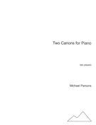 Two Canons : For Piano, Two Players (1980).