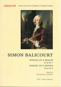 Sonata In A Major ; Sonata In G Minor : For Flute and Basso Continuo / edited by Michael Talbot.