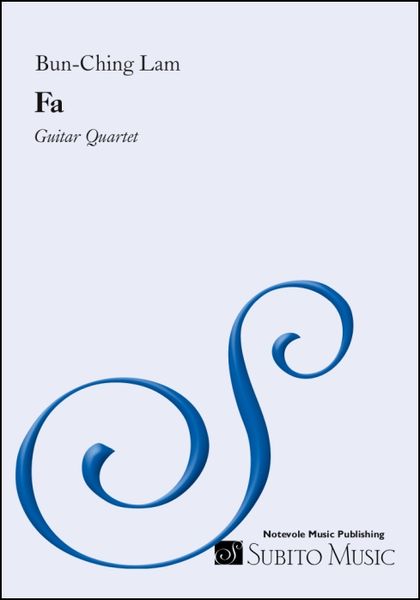 Fa : For Guitar Quartet (1996).
