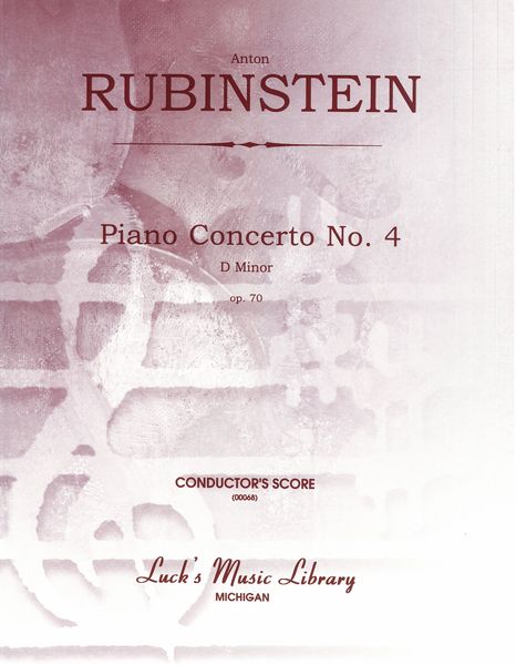 Concerto For Piano No. 4 In D, Op. 70.