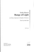 Range of Light : For Mezzo-Soprano and Chamber Orchestra (1995).