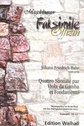 Quattro Suonate Par Viola Da Gamba Et Fondamento / edited by Bernd Musil.