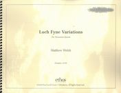 Loch Fyne Variations : For Percussion Quartet (2009).