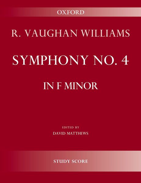 Symphony No. 4 In F Minor / edited by David Matthews.