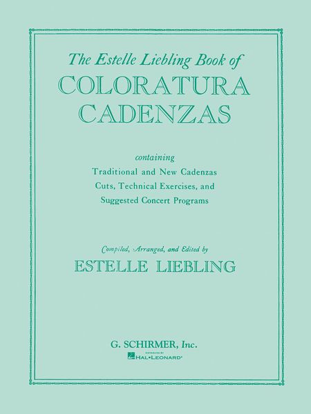 Coloratura Cadenzas.