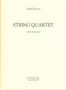 String Quartet (With Soprano) (2003).