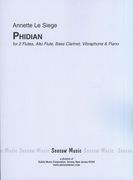 Phidian : For 2 Flutes, Alto Flute, Bass Clarinet, Vibraphone and Piano (1977).