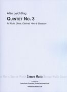 Quintet No. 3, Op. 33 : For Flute, Oboe, Clarinet, Horn and Bassoon (1965, Rev. 1982).