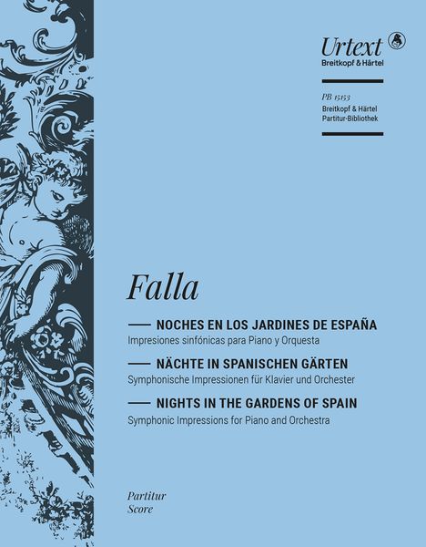 Noches En Los Jardines De España : Impresiones Sinfónicas Para Piano Y Orquesta.