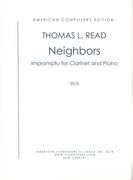 Neighbors : Impromptu For Clarinet and Piano (2017).