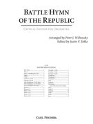 Battle Hymn of The Republic : Critical Edition For Orchestra / arr. by Peter J. Wilhousky.