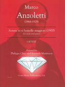 Sonata In Si Bemolle Maggiore : For Viola and Piano (1900) / Ed. Philippe Chao & Kenneth Martinson.