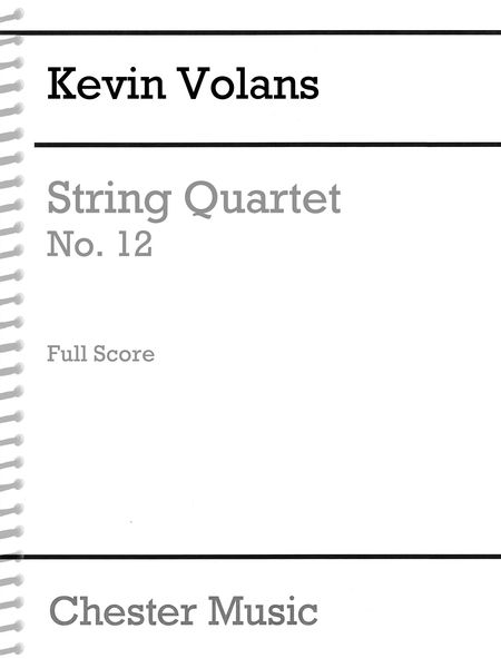 String Quartet No. 12.