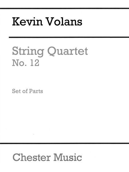 String Quartet No. 12.