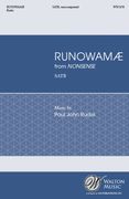 Runowamae From 'Nonsense' : For SATB A Cappella.