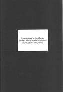 Peter Quince At The Clavier : For Baritone and Piano (2017).