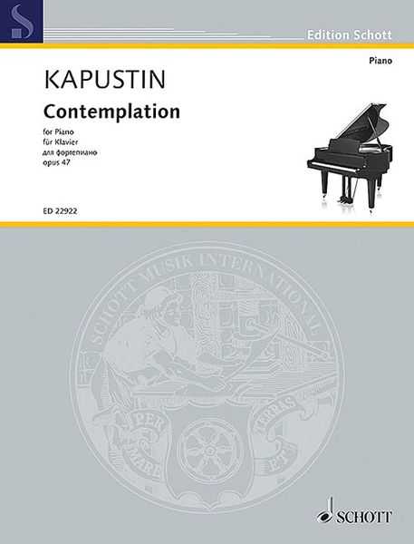 Contemplation, Op. 47 : For Piano (1987).